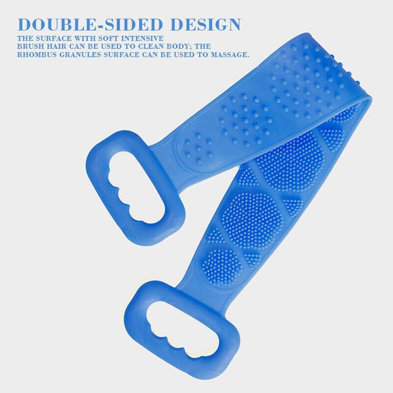 Cepillo Corporal de Silicona Ymiko Doble Cara para Espalda y