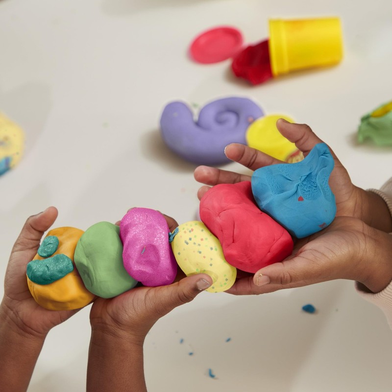 Play-Doh Play Doh Celebration Pack 12 Cans Metallic Confetti Solid