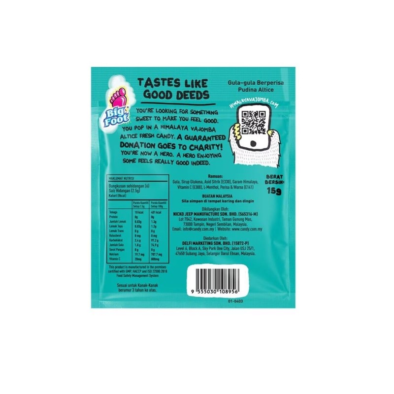 Generic 1 Box Vajomba Altice Fresh Mints Hard Candy (12