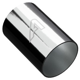 51mm (2 Inch) OD T6063 Polished Aluminium Round Tube X 100mm (4 Inch) Length Pipe Tubing