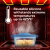 Ziploc Endurables Small Container, 2 Cups, Reusable Silicone Bags and