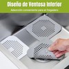 Hopeway 4 PCS Tapón de Silicona para Desagüe de Suelo,Gris