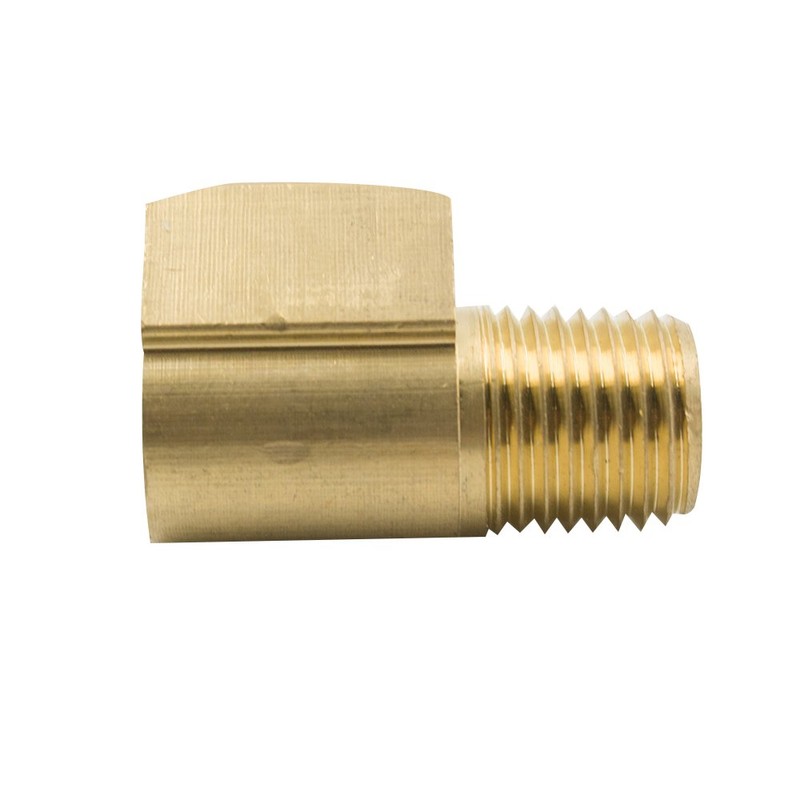Legines - Codo de latón para tubería de 90 grados,