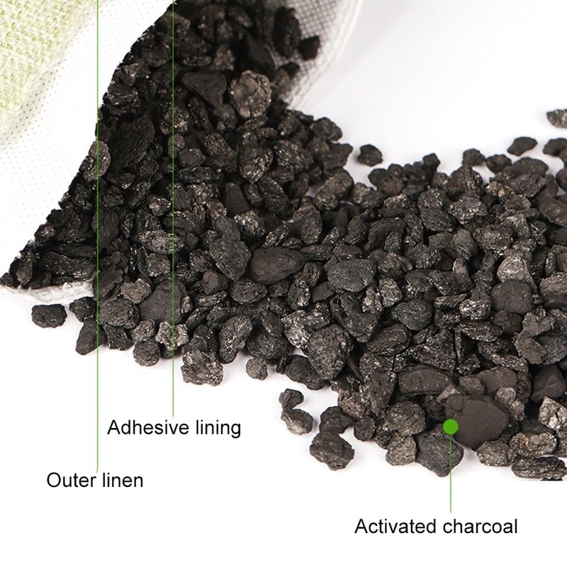 CLSSLVVBN Purify Air With Bamboo Air Purifying Bag Absorbs Moisture