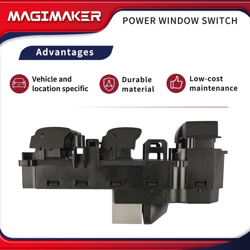 Magimaker 35750-TK4-A01 Master Power Window Switch Compatible with Acura TL