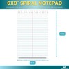 1InTheOffice Steno Pads Spiral 6x9, Steno Note Pads, Spiral Steno
