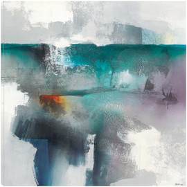 Fine Art Canvas Subsurface I Canvas Wall Decor Artwork by Artist Scott Brems for Living Room, Bedroom, Bathroom, Kitchen, Office, Bar, Dining & Guest Room - Ready to Hang - 22 in x 22 in