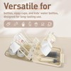 Baby Bottle Brush Set, 6-in-1 Travel Bottle Cleaning Kit with