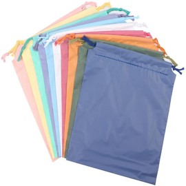 YINKE Storage Pouches, Set of 10, Waterproof Drawstring Bag, Perfect for Travel and Business Trips, Storage Bags for Clothes, Shoes, Small Items, Lightweight, Foldable, Durable, Highly Waterproof for