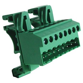 Terminal Block, DIN Rail, 8POS, 14AWG | Terminal Blocks DIN Rail Mount CONNECTORS, 1 X Qty - CTBPD96VJ/8