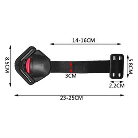 Juliyeh Car Seats Crotch Buckle Car Seat Harness Anti Escape Harness Chest Clip for Kid Pushchair Car Seat Safety