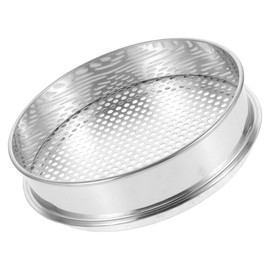 Mobestech Stainless Steel Soil Sifter Mesh Lightweight and Portable Gardening Sieve for Efficient Soil Screening for Outdoor Use and Garden Projects