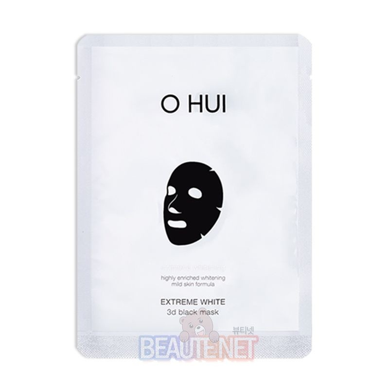 Ohui O HUI Extreme White 3D Black Mask (1 piece)