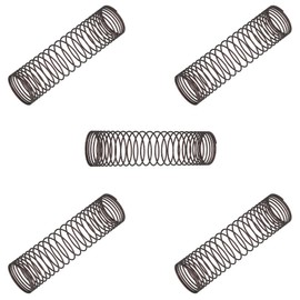 Focmkeas 5 Pcs Compression Spring,Mini Spring Steel Springs,Wire Dia 0.02",OD 0.2",Free Length 1.57",Compression Tiny Wire for Toy Piano Electrical Appliances