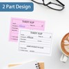 suituts 800 Pcs Tardy Books, 2 Part Carbonless Tardy Slip