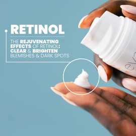 Crema Retinol Eva Naturals 2.5  Retinol Moisturizer Cream for Face, Anti-Aging  Deep Hydration, 1.7 oz                                                