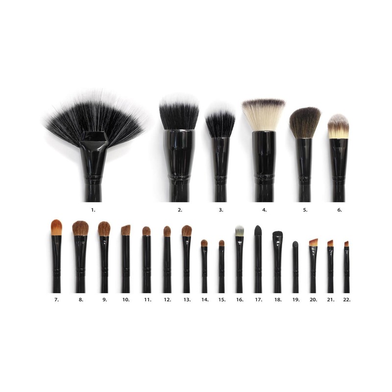 Coastal Scents - 22 Piece Professional Makeup Brush Set