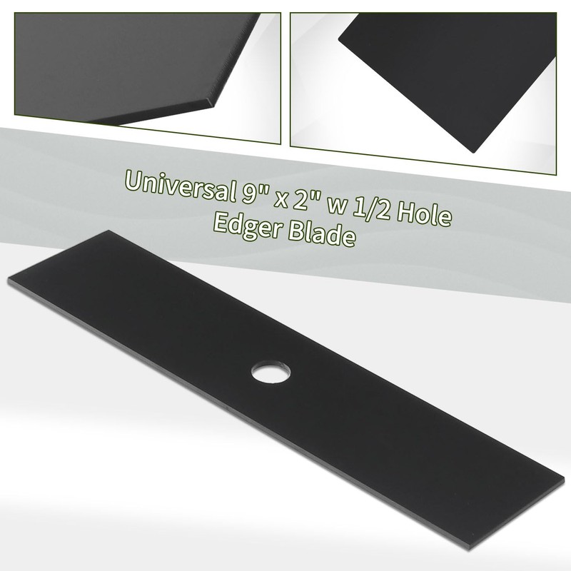 Universal 9" x 2" w 1/2 Hole Edger Blade Compatible