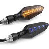 Unbranded 4x M10 Arrow Universal Motorcycle Flowing Turn Signal Light