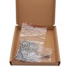SKIR'CO (Pack of 100) Zinc Plated Steel 2.9 x 6.5mm