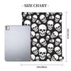 Richugui Cool Skull Drawstring Backpack Gym Bag for Women Men