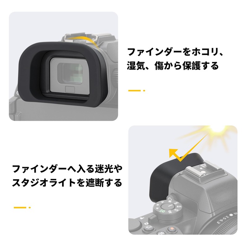 JJC Nikon Z50II Extended Eyecup Eyepiece Eyepiece Eyepiece for Nikon