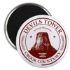 CafePress Devils Tower Magnet 2.25" Round Magnet, Refrigerator Magnet