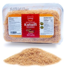 Chobella Premium Roasted Kataifi Pastry for Dubai Pistachio Chocolate Bar, 7 oz (200g), Toasted Kataifi Shredded Fillo Dough, Kadayif, Katafi, Katifi, Kunafa, Knafeh, Pistachio Cream Recipes