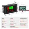 Exqutoo 2Pack DC 12V, 24V, 36V, 48V, 60V Battery Indicator
