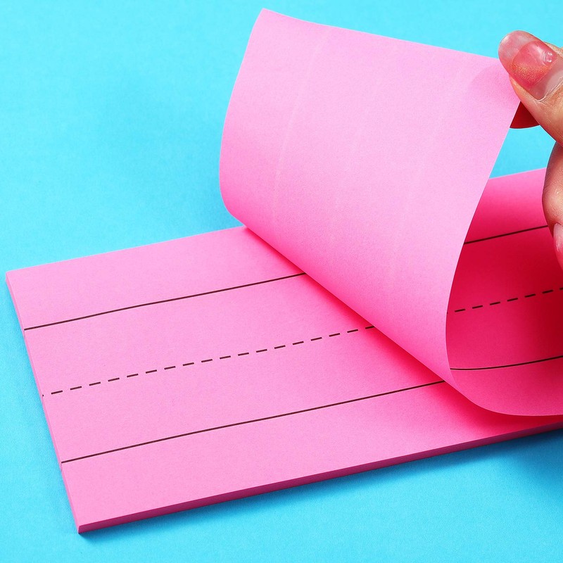 150 Sheets Sentence Strips Ruled Rainbow Sentence Learning Strips for