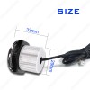 CHUSYYRAY Universal 12V Car Blue Illuminated Engine Start Switch Push