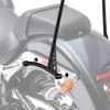 21ST Black 31" Tall Backrest Sissy Bar For Harley Softail