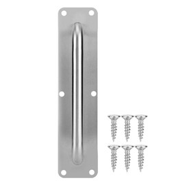 Alinory Stainless Steel Pull and Push Plate Door Access Handle with Screws(Square)