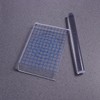 ROSENICE Acrylic Clay Roller with Acrylic Plate with Measuring Grid