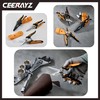 CEERAYZ 185mm Notch Scissors All Purpose Heavy Duty, Garden Shears,