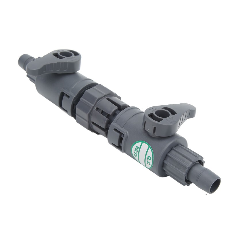 Aquarium Water Control Connector Double Valve Leakage Proof Quick Release