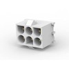 TE CONNECTIVITY Buchsencase-Platine MATE-N-LOK Polzahl Gesamt 6 Rastermaß: 6.35mm 350711-4