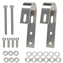 Globooluek Solar Panel Hooks Stainless Steel Solar Panel Holder Brackets Balcony Solar Hooks (Pack of 2)