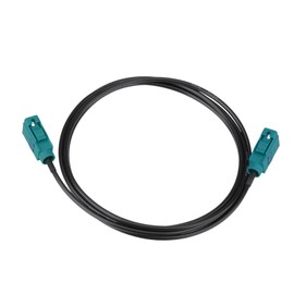 SZSAUTO Fakra Z Female to Fakra Z Female RG174 Extension Cable 1.5m/4.9ft for Car SUV Stereo Head Unit GPS Navigation FM AM Radio Sirius XM Satellite Radio 4G LTE TEL Telematics DAB Digital Radio