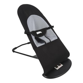 Dog Rocking Chair, Height Adjustable Portable Elevated Dog Bed, Washable Hammock Bed, Cooling Raised Dog Cot for Small Dogs, Puppy, Cats, Pets Under 33lbs/15kg (Black