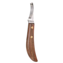 Tough 1 Pro Hoof Knife Stainless Steel Right Handed Sharp Brown Stable Tool