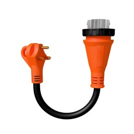 Epicord 30Amp Male to 50 Amp Female RV Adapter Dogbone with Lock Electrical Converter