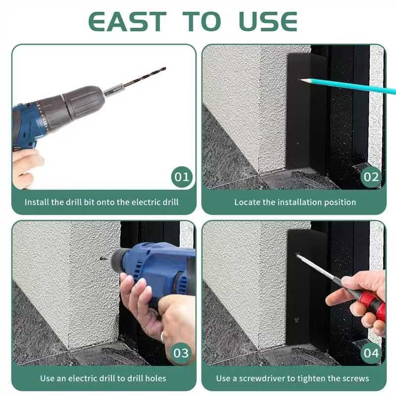 Bompro 4 Pcs Garage Door Seal Mouse Guard, Heavy Duty