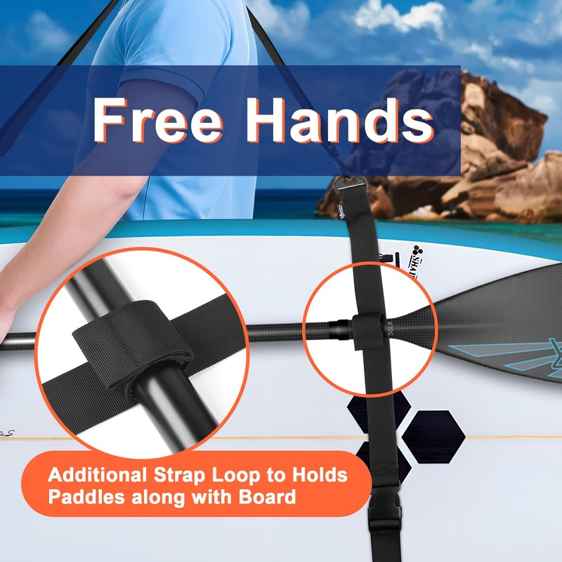 Cosmos Stand Up Paddleboard Carrying Strap SUP Paddle Board Carrier
