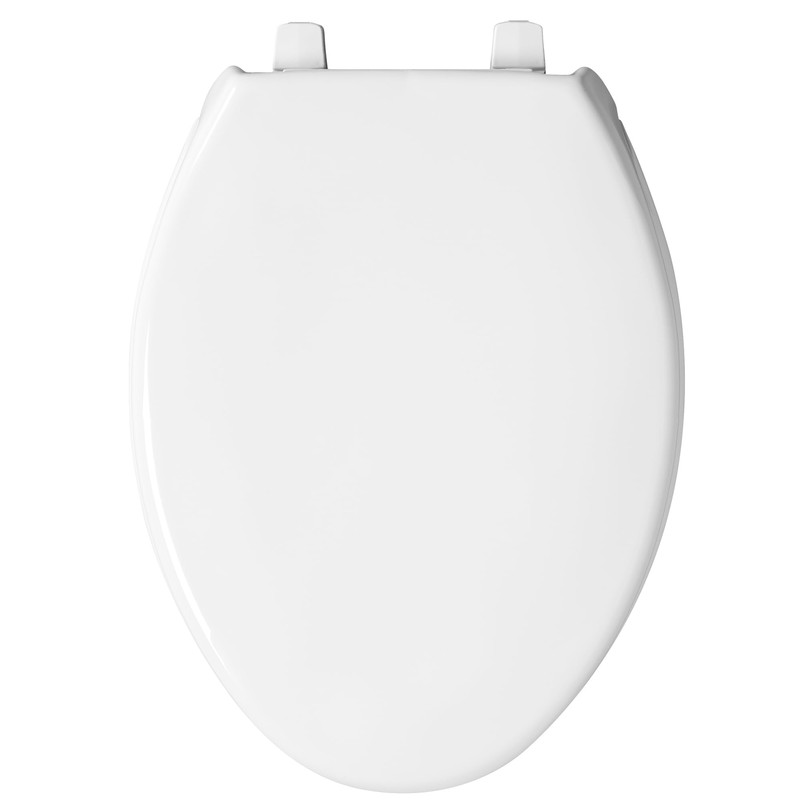 BEMIS 1950 Commercial Open Front Plastic Toilet Seat, Heavy Duty