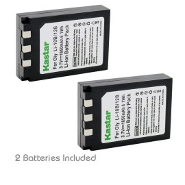 For Olympus 2x Kastar Battery for Olympus LI-10B 12B C-50 C-60 C-70 C-470 Zoom