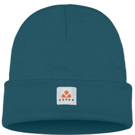 ATNKE Knit Beanie Hats Stretchy Soft Warm Daily Winter Cuffed Skull Cap Gifts for Men and Women/Olive Green