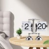 Retro Digital Flip Down Clock Flip Desk Clock Mechanical Battery