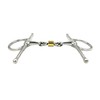 Equine Smile ES0076 Snaffle Bit Double Broken with Coated Copper