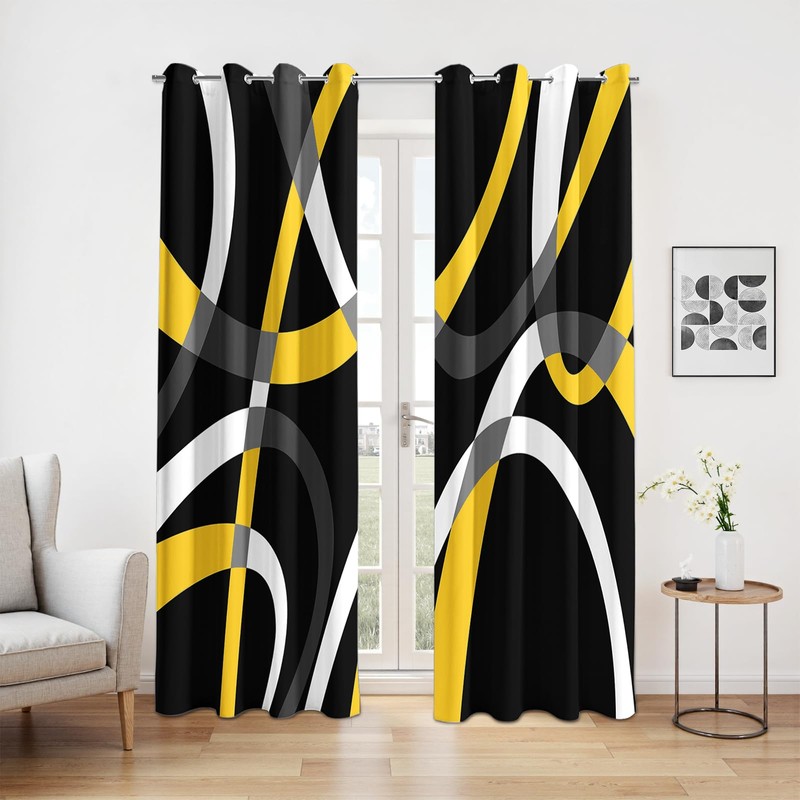 Weesire - Cortinas opacas modernas para recámara, sala de estar,